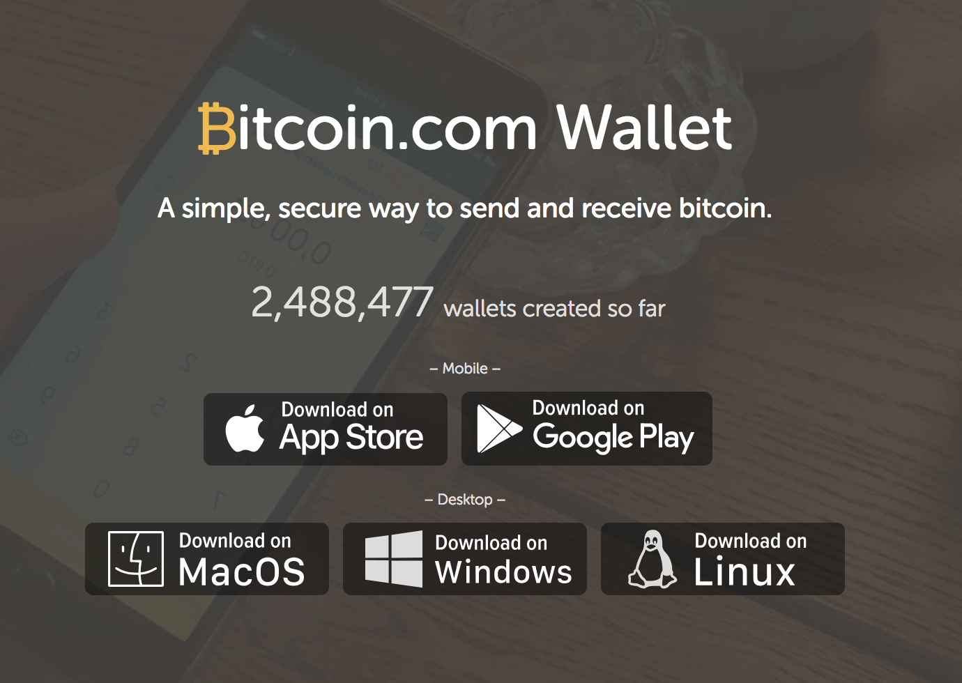 bitcoin cash wallet linux